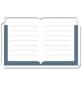 Book Isolated Vector Icon Editable Royalty Free Stock Photo
