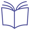 Book Isolated Vector icon which can easily modify or edit Royalty Free Stock Photo