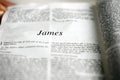 Book of James Royalty Free Stock Photo