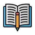 Book, journal Vector Icon which can easily modify