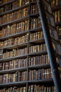 The Book of Kells, Bookshelf,Long Room Library in Trinity College Royalty Free Stock Photo