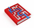 Book labyrinth concept