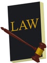 BOOK LAW and hammer justice