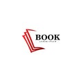 Book logo vector art. Logo template for your business