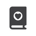 Book Love icon Royalty Free Stock Photo
