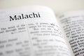 Book of Malachi Royalty Free Stock Photo