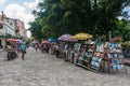 Book market in Plaza de las Armas, Havana, Cuba Royalty Free Stock Photo
