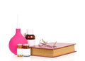 Book with medicaments Royalty Free Stock Photo