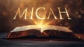 Book of Micah. Royalty Free Stock Photo