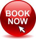 Book now icon web button red