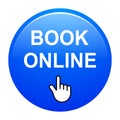 Book online button Royalty Free Stock Photo