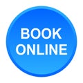 Book online button Royalty Free Stock Photo