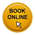 Book online button Royalty Free Stock Photo