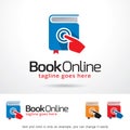 Book Online Logo Template Design Vector Royalty Free Stock Photo