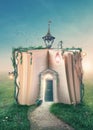 Book with open door Royalty Free Stock Photo