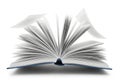 Book open pages motion Royalty Free Stock Photo