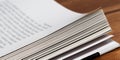Book pages closeup Royalty Free Stock Photo