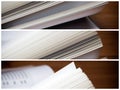 Book pages closeup Royalty Free Stock Photo