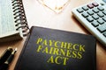 Book about Paycheck Fairness Act.