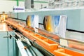 Book production perfect bound line in offset print plant