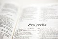 Book of Proverbs Royalty Free Stock Photo