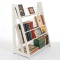 Book rack isolated on white background Royalty Free Stock Photo
