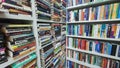 Book Shelves in Bookstore Selling Hard Copy