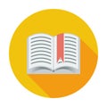 Book. Single flat icon.