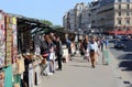 Book and souvenir stalls along the Seine, Paris