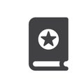 Book Star Icon Royalty Free Stock Photo