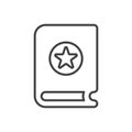 Book Star Icon Royalty Free Stock Photo