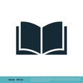 Book Stationery Icon Vector Logo Template Illustration Design. Vector EPS 10