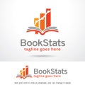 Book Stats Pack Logo Template Design Vector Royalty Free Stock Photo