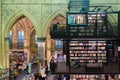 ` Book Store Dominicanen`, former medieval church, in Maastricht, Netherlands.