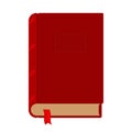 Book with study bookmark icon symbol