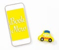 Book Taxi using your phone application