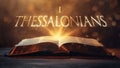 Book of 1 Thessalonians.