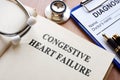 Congestive heart failure. Royalty Free Stock Photo