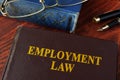 Book with title employment law