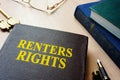 Book with title renters rights. Royalty Free Stock Photo