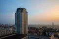book tower in Ghent at sunrise Royalty Free Stock Photo