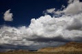 Thundercloud Over Bookcliffs Royalty Free Stock Photo