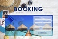 Booking Hotel Reservation Travel Destination Concept