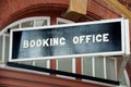 Booking office sign, Moor Street Railway Station.