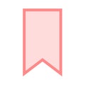 Bookmark color line icon Royalty Free Stock Photo