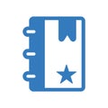 Bookmark icon / blue vector design Royalty Free Stock Photo