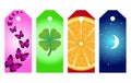 Bookmark set Royalty Free Stock Photo