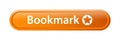 Bookmark web button icon Royalty Free Stock Photo