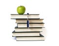 Books and apple Royalty Free Stock Photo