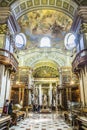 books in the beautiful Austrian National Library in Vienna Royalty Free Stock Photo